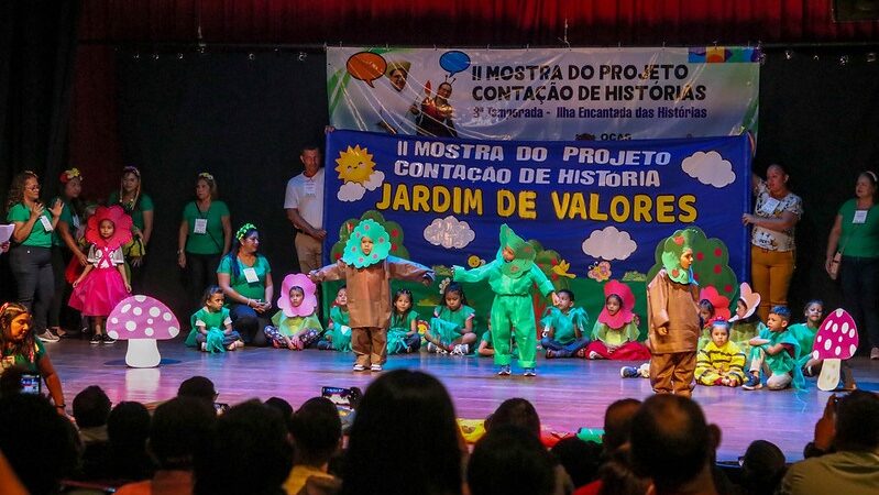 Prefeitura de Manaus encerra as atividades de 2023 do projeto ‘Contação de Histórias’, da Semed