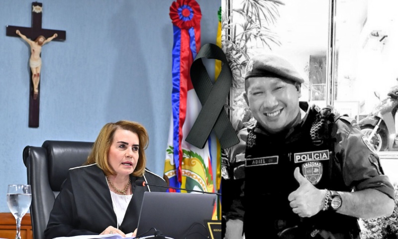 Presidente do TCE-AM, Yara Lins lamenta morte do Sargento Adiel: “Que Deus conforte a todos neste momento de dor”