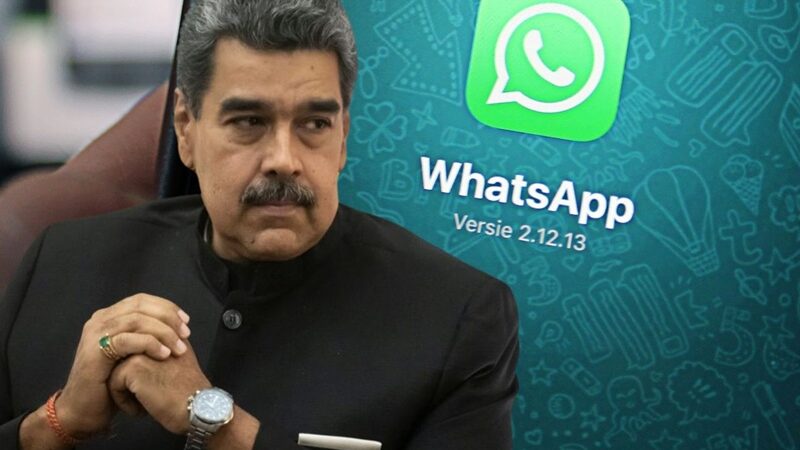 Maduro deleta WhatsApp ao vivo e faz campanha contra o aplicativo na Venezuela