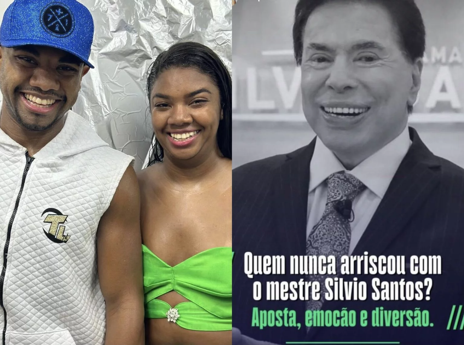 Raquel Brito, irmã de Davi do BBB24, é detonada na web por usar imagem de Silvio Santos para divulgar casa de apostas
