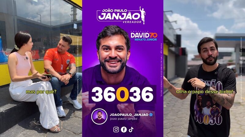 Dia 06 de Outubro não caia em Papo Estranho, vote 36036 João Paulo Janjão