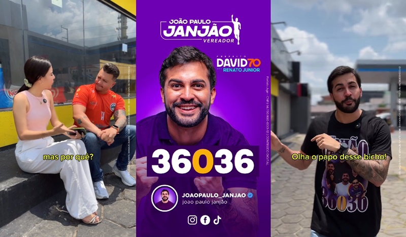 Dia 06 de Outubro não caia em Papo Estranho, vote 36036 João Paulo Janjão
