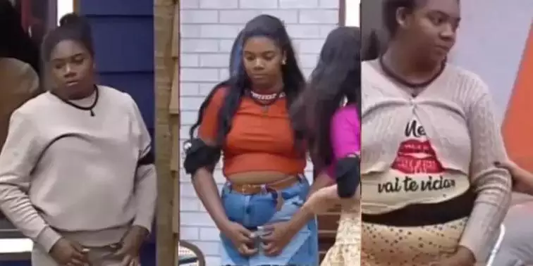 Vídeos de Raquel Brito coçando as partes íntimas em reality chama atenção