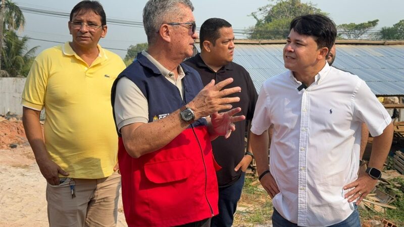Prefeito Keitton Pinheiro acompanha obras de pavimentação e grandes projetos de infraestrutura em Coari