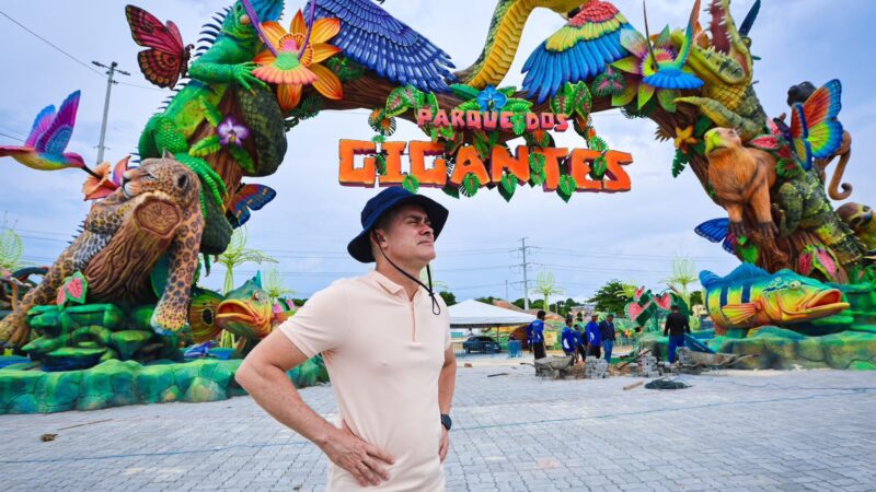 Prefeito David Almeida garante entrega da segunda etapada do parque gigantes da floresta para quinta-feira