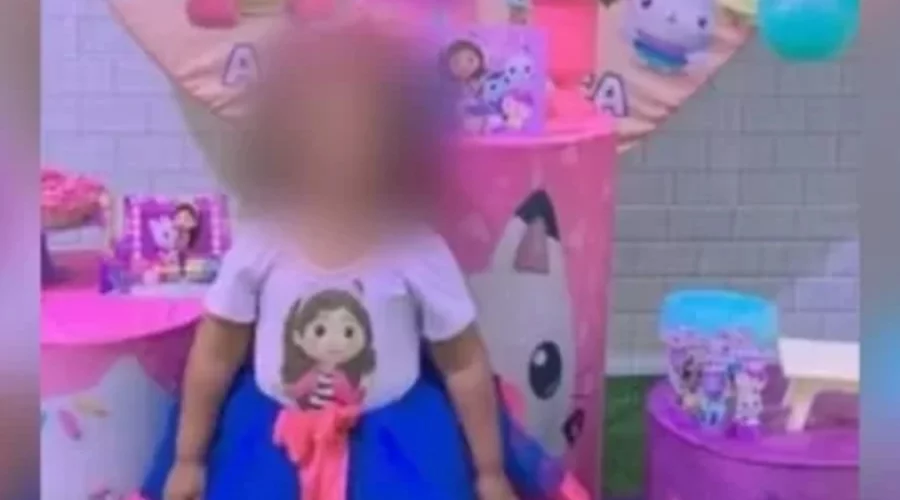 Menina de 3 anos baleada na cabeça segue em estado gravíssimo