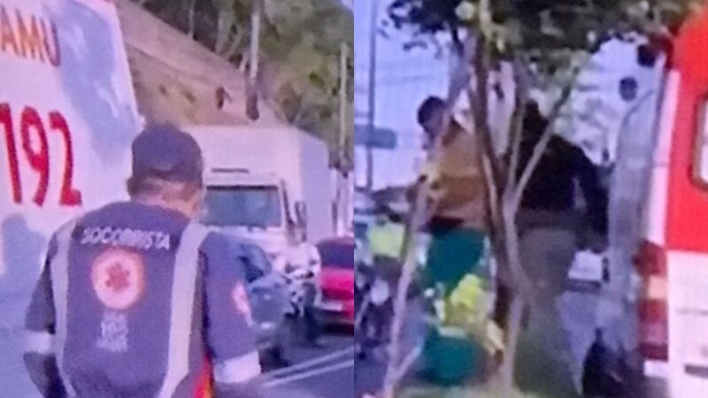 Mulher grávida fica fer1da após ac1dente na Rodrigo Otávio