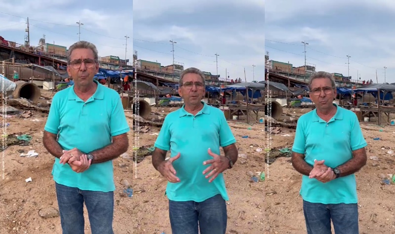 Vereador Edilson Gurgel Denuncia Abandono do Porto da Manaus Moderna em Vídeode Campanha”