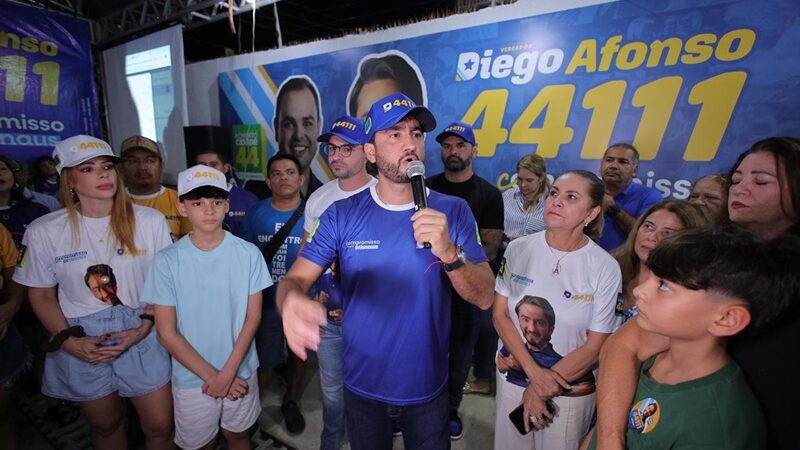Vereador Diego Afonso é reeleito com mais de 10 mil votos e está entre os mais votados