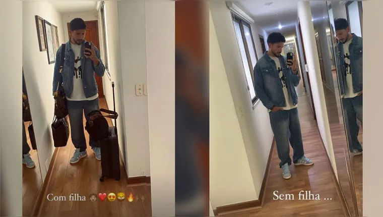 Yuri Lima faz piada sobre rotina após nascimento da filha