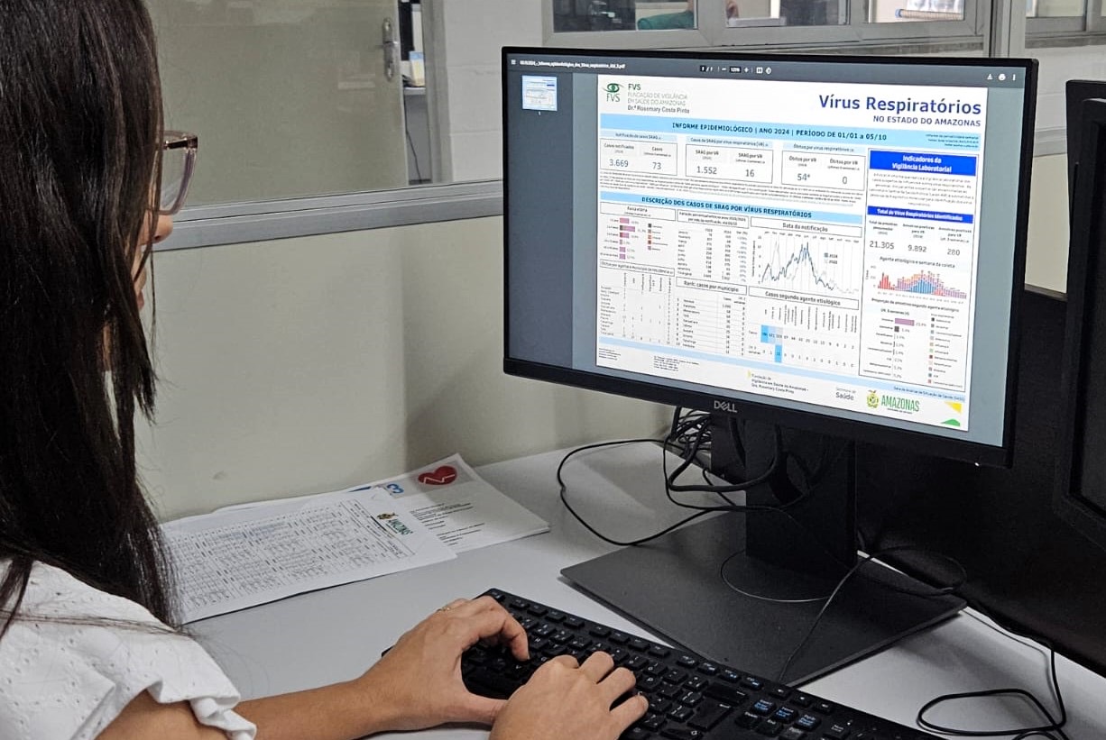 Saúde divulga informe epidemiológico de SRAG por Vírus Respiratórios no Amazonas