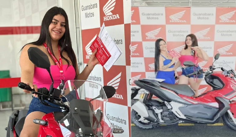 Irmãs compram moto de R$ 34 mil e 10 minutos após saírem de loja são roubadas