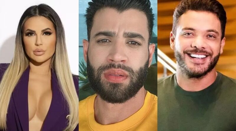 Wesley Safadão declara apoio a Gusttavo Lima à Presidência da República e Deolane Bezerra diz que será vice