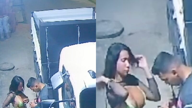 Mototaxista do Nova Cidade é flagrado recebendo boquete parafuso de travesti; veja vídeo