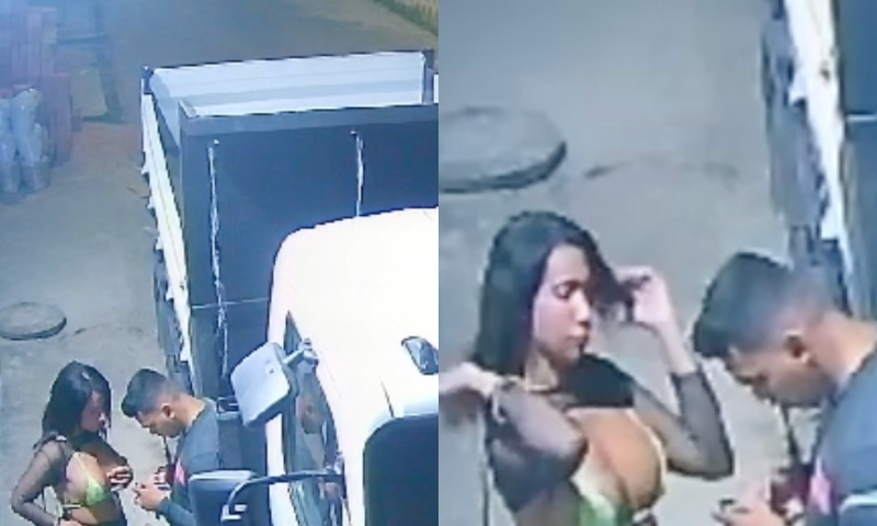 Mototaxista do Nova Cidade é flagrado recebendo boquete parafuso de travesti; veja vídeo