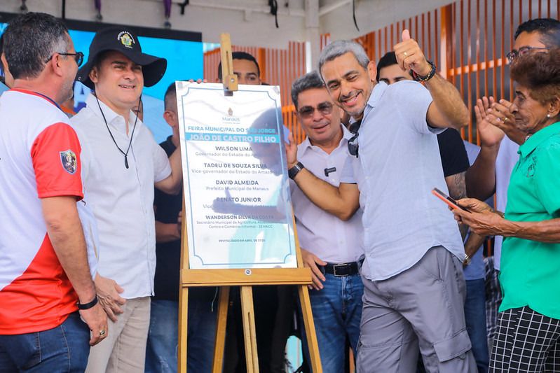 Prefeito David Almeida entrega nova feira municipal no São Jorge e reafirma transformação dos espaços públicos