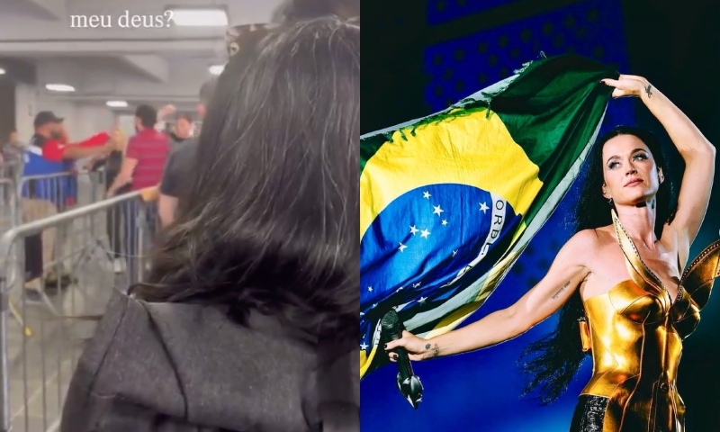 Ingressos para shows solo de Katy Perry no Brasil esgotam rapidamente e fãs brigam na fila; veja vídeo