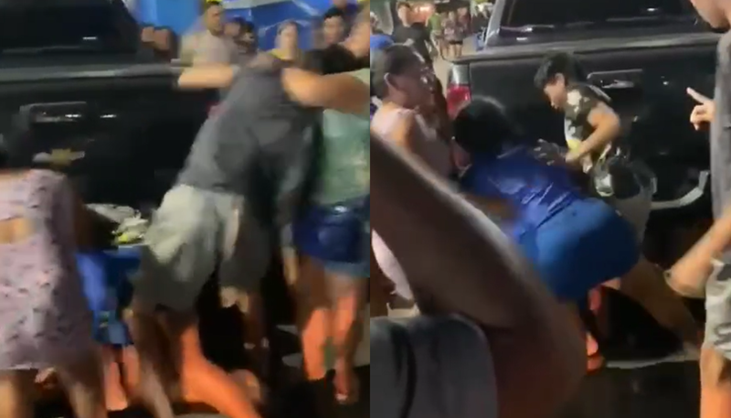 Ritmo de boi e p0rrada: torcedoras br1gam na fila da galera do Caprichoso; veja