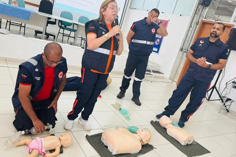 Samu Manaus promove capacitação de profissionais de Coari em suporte básico e avançado de vida