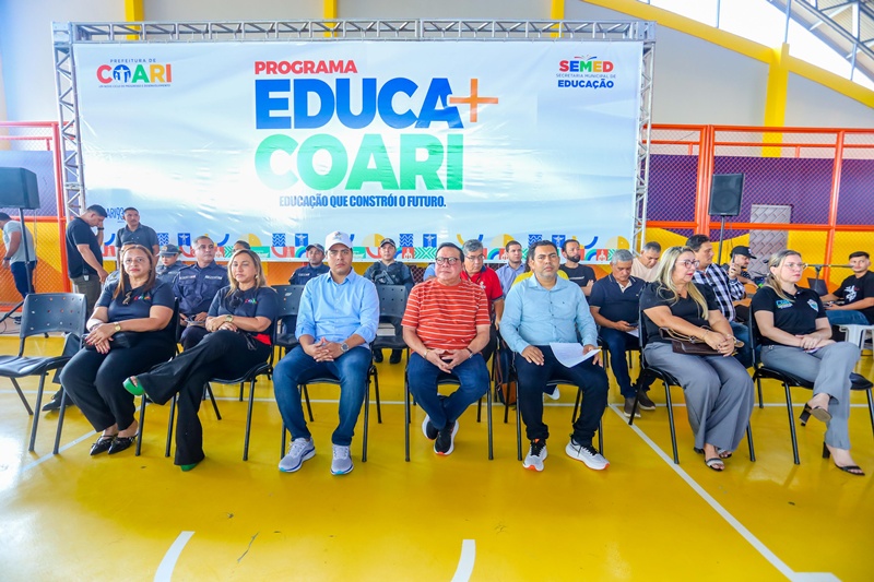 Educa Mais Coari é lançado com sete projetos para revolucionar a educação do município