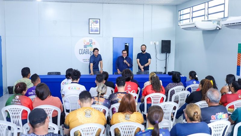 Prefeito Adail Pinheiro se reúne com agremiações para alinhar festival cultural de Coari