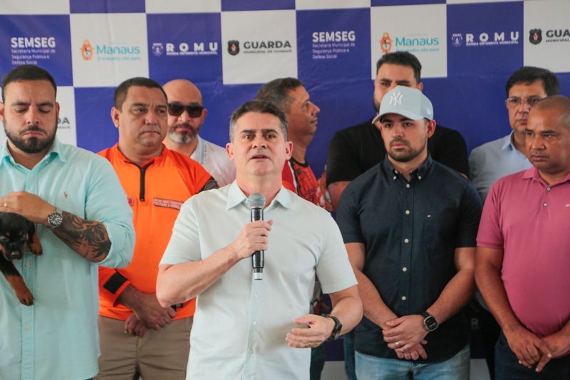 Prefeito David Almeida inaugura maior base da Guarda Municipal e consolida presença da prefeitura na zona Leste