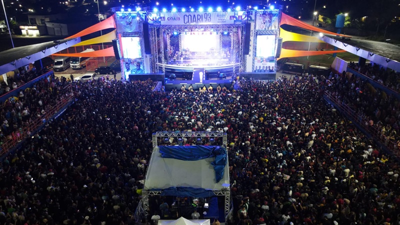Coari celebra 93 anos com inovação em espetáculo inédito de drones e grandes shows