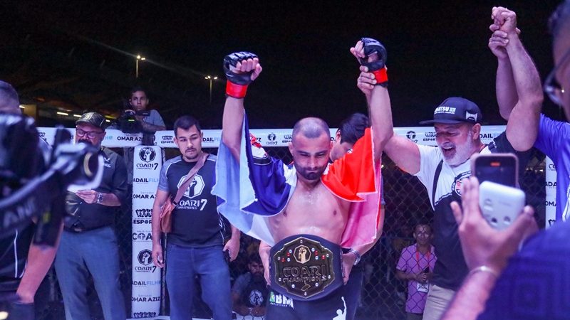 Felipe Pereira, campeão peso-galo do Coari Champions 7, assina com o LFA e alcança o cenário internacional do MMA