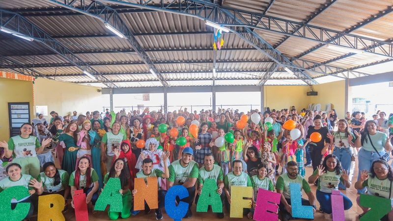 CRAS 1 encerra agosto verde com atividades para crianças e suas famílias em Coari