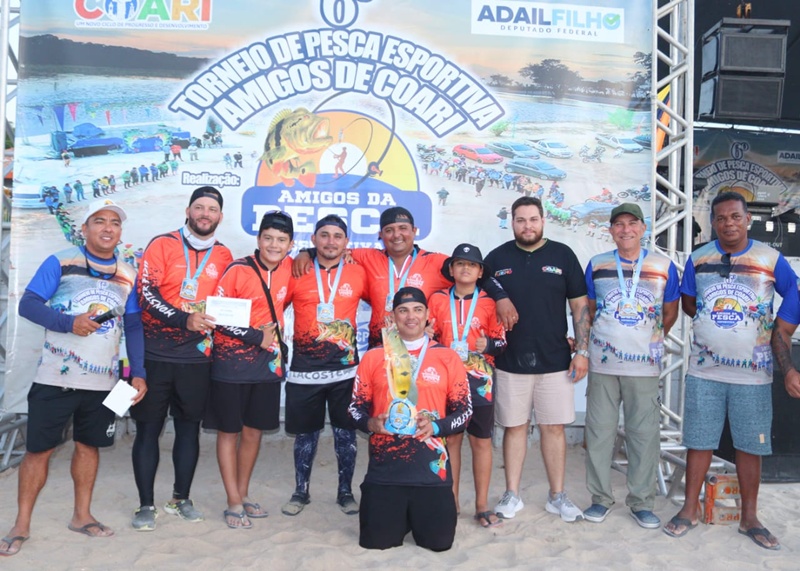 6º Torneio de Pesca Esportiva Amigos de Coari agitou a cidade com competição e festa
