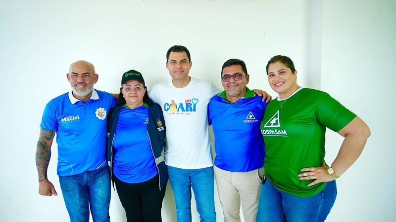 Deputado Saullo Vianna esteve em Coari participando do Evento da Coopasam