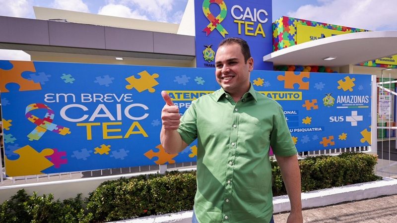 Presidente Roberto Cidade comemora inauguração de mais um centro especializado para crianças com TEA (CAIC TEA), na zona Norte