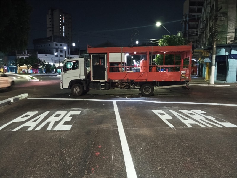 Prefeitura de Manaus amplia sinalização em vias estratégicas da capital