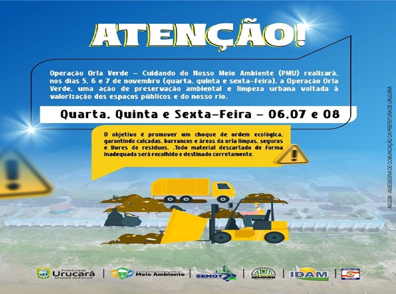 Operação Orla Verde – Cuidando do Nosso Meio Ambiente