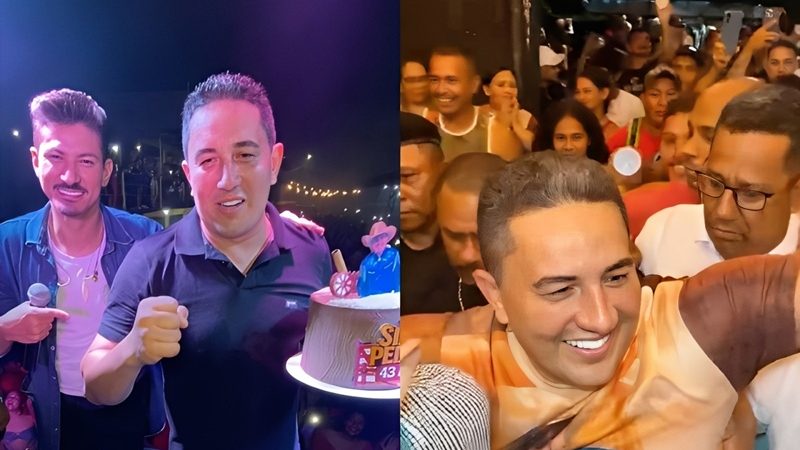 Simão Peixoto reúne 10 mil pessoas durante comemoração de seus 43 anos, em Borba; veja vídeo