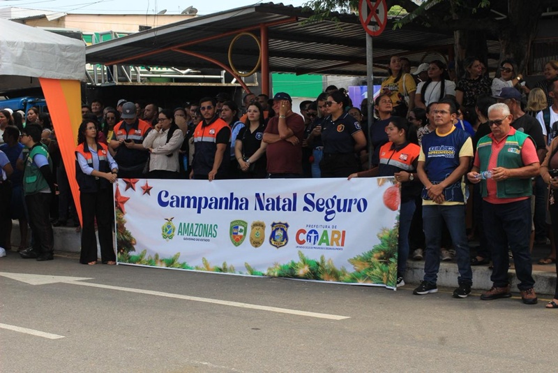 Coari lança campanha “Natal + Seguro” para reforçar segurança e apoiar comércio no fim de ano