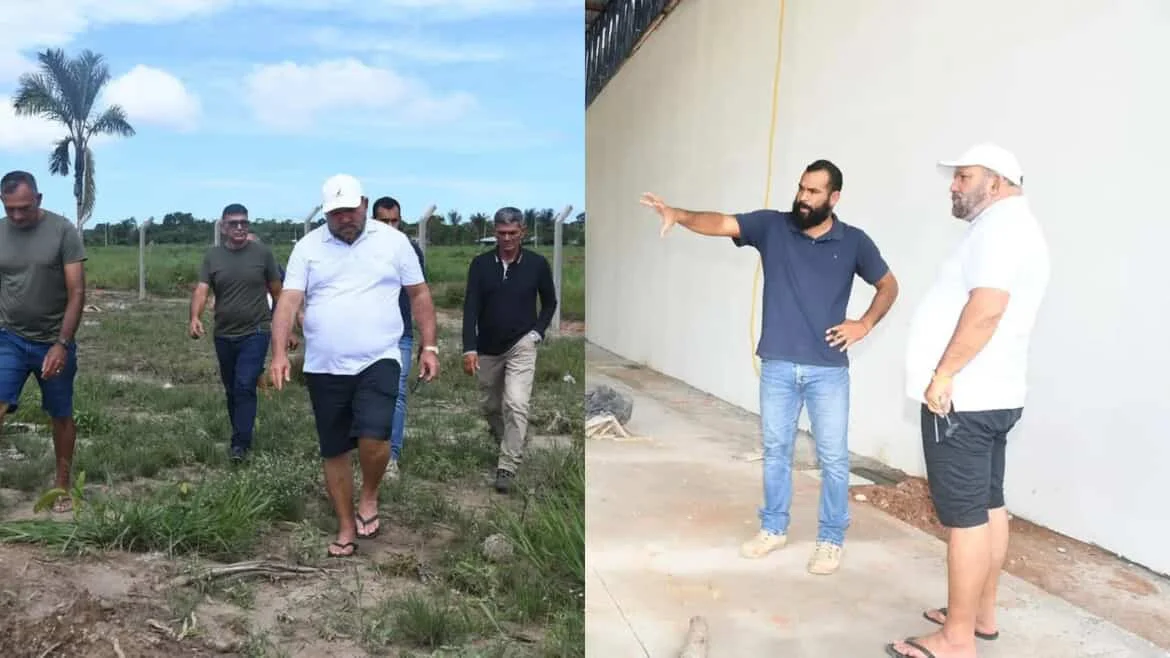 Nicson Marreira faz balanço de obras e acompanha de perto avanço do novo camelódromo e do programa habitacional em Tefé