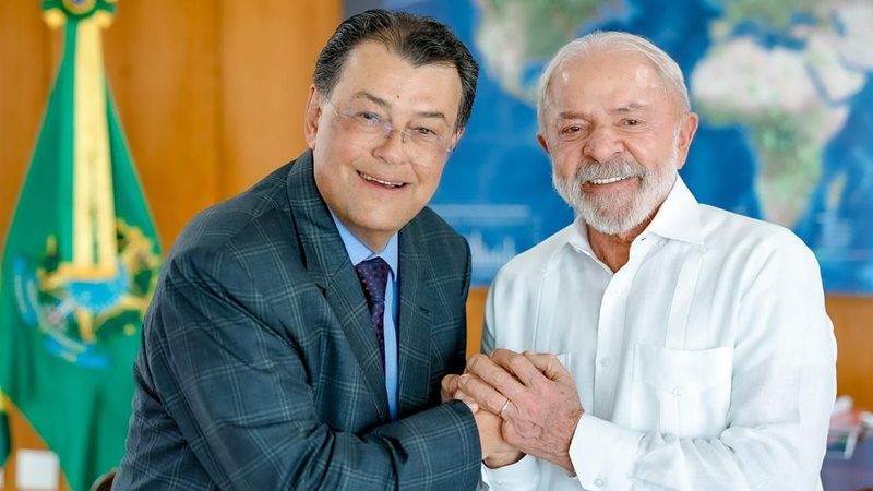 Eduardo Braga se reúne com presidente Lula para destravar obras e benefícios sociais no Amazonas