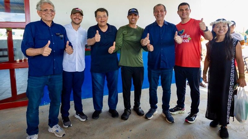 Omar Aziz recebido com carinho em Jutaí e Fonte Boa ao lado de Eduardo Braga e reforça compromisso com interior do Amazonas