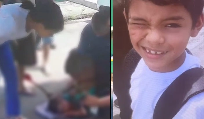 Luto: mãe do menino de 12 anos atr0pelado na saída da escola em Manaus chora: ‘ele foi com Jesus’