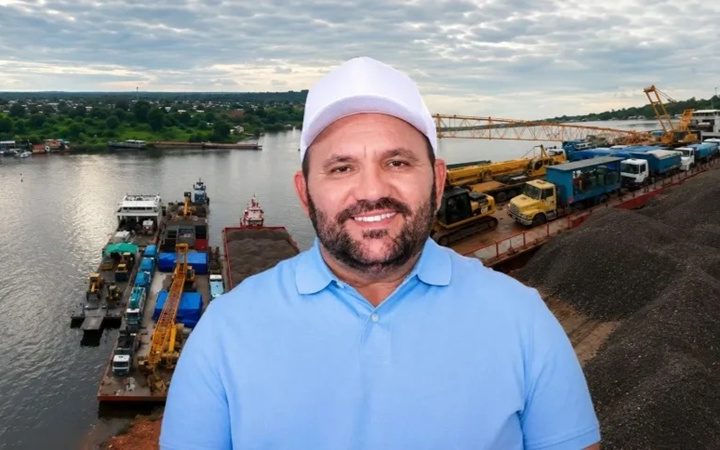 Prefeito Nicson Marreira celebra chegada de maquinários da Ponte do Abial em Tefé: “Momento histórico”