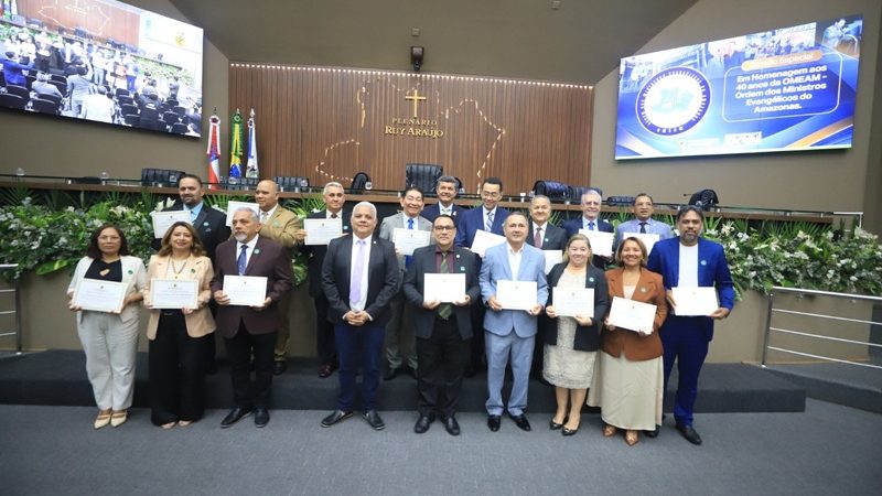 OMEAM é homenageada na Aleam pelos 40 anos de atuação no Amazonas