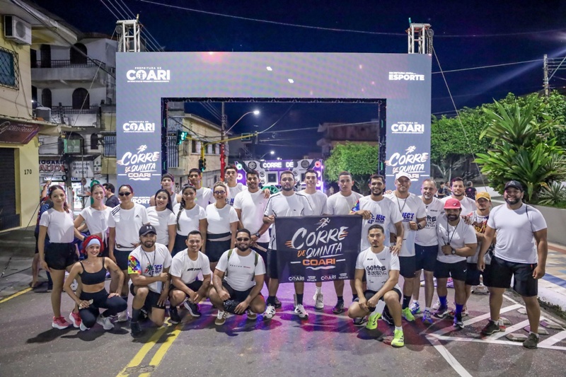 Coari realiza primeira edição do “Corre de Quinta” e reúne multidão em noite de esporte e lazer