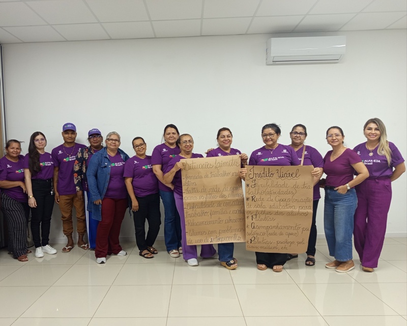 Projeto ALFA-EJA Brasil fortalece educação de jovens e adultos em Coari com formação de educadores