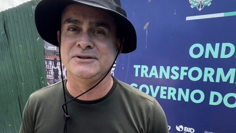 David Almeida denuncia obra paralisada do Prosamin e cobra resposta do Governo do Amazonas