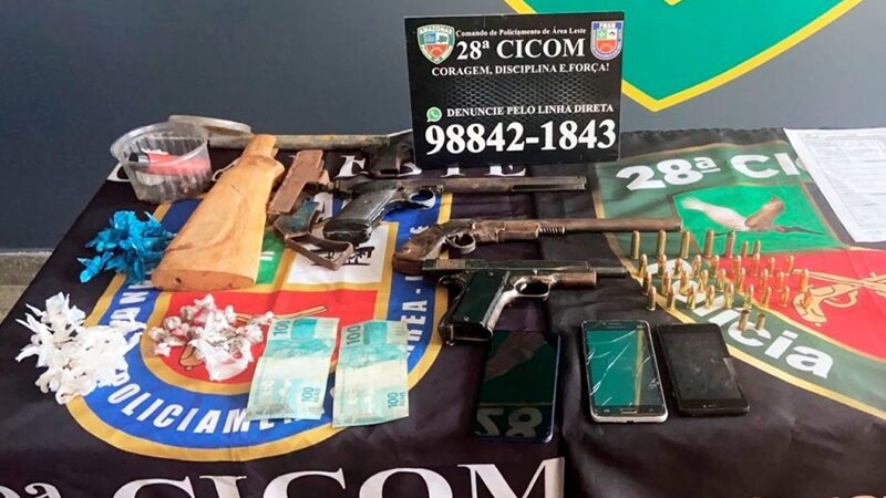 Polícia prende homem e apreende entorpecentes durante patrulhamento em Manaus