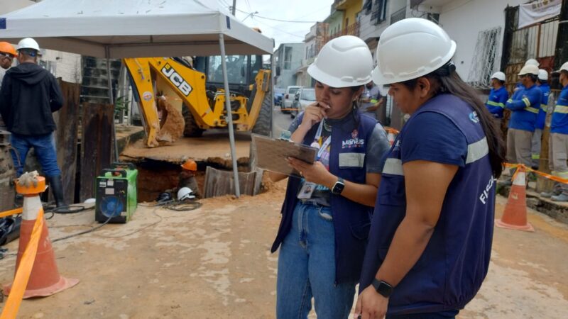 Ageman notifica Águas de Manaus pelo rompimento de rede de água no bairro Santa Luzia