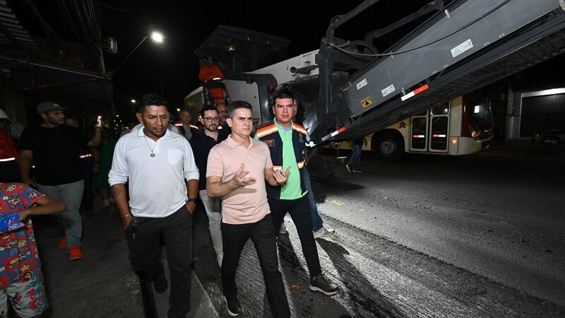 Prefeitura de Manaus inicia recapeamento da avenida Autaz Mirim na zona Leste