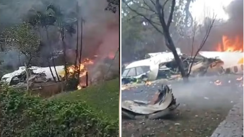 ‘URGENTE’ Vídeo mostra queda de avião com 62 passageiros em Vinhedo, SP; Veja vídeos IMAGENS FORTES