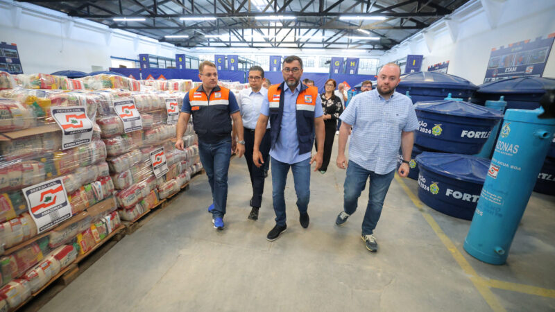 Fausto Jr acompanha o Governador Wilson Lima nas ações de ajuda humanitária aos municípios afetados pela estiagem